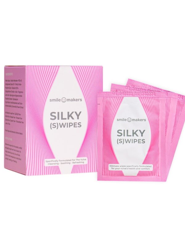 Les Silky (S)wipes sont des lingettes biodégradables en bambou biologique développées spécifiquement pour la vulve.