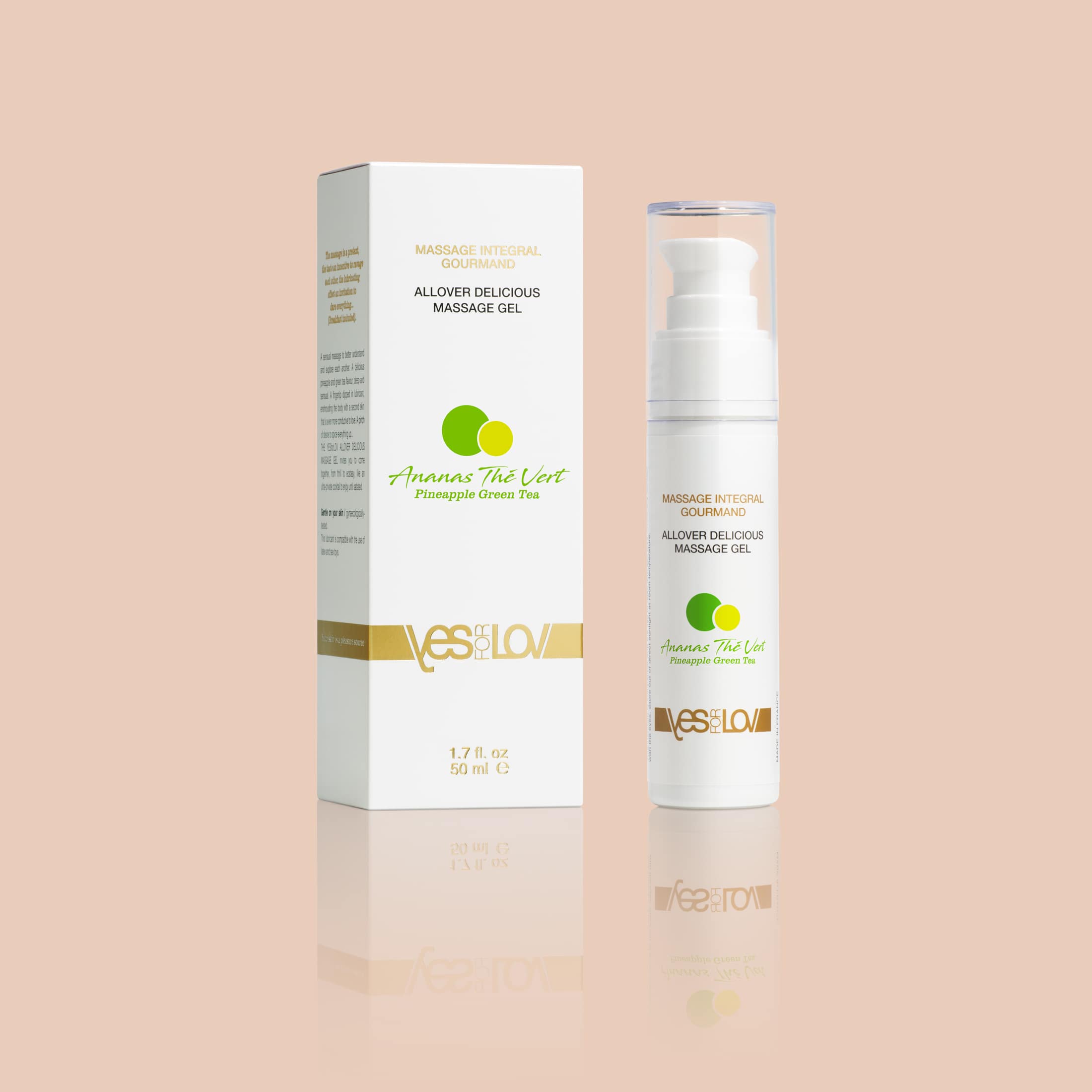 Delicous massage gel pineapple massage integral gourmand ananas