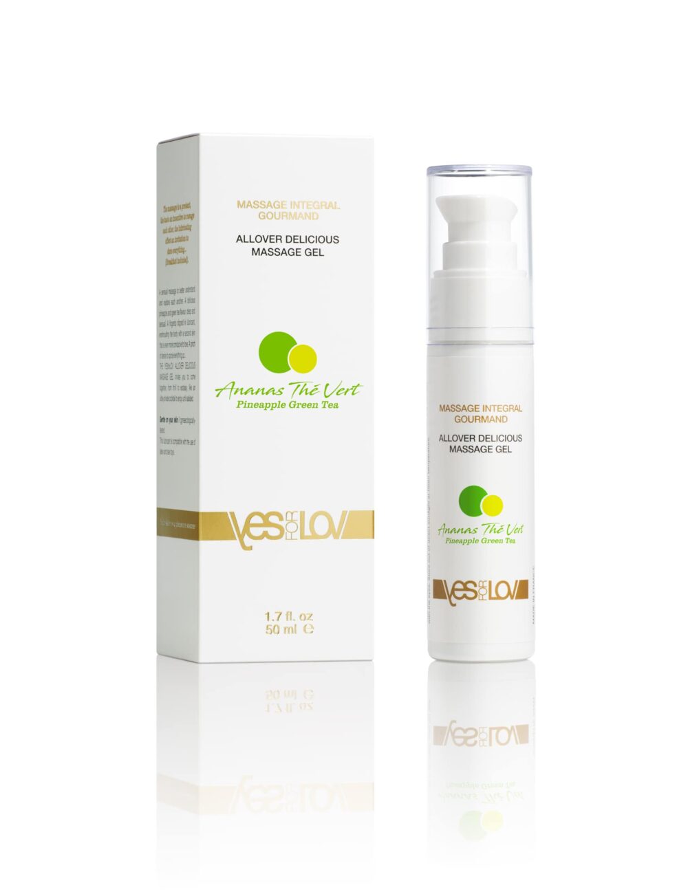 Delicous massage gel pineapple massage integral gourmand ananas yesforlov